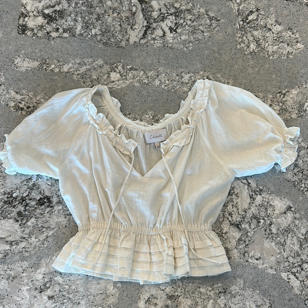 Cleobella white blouse